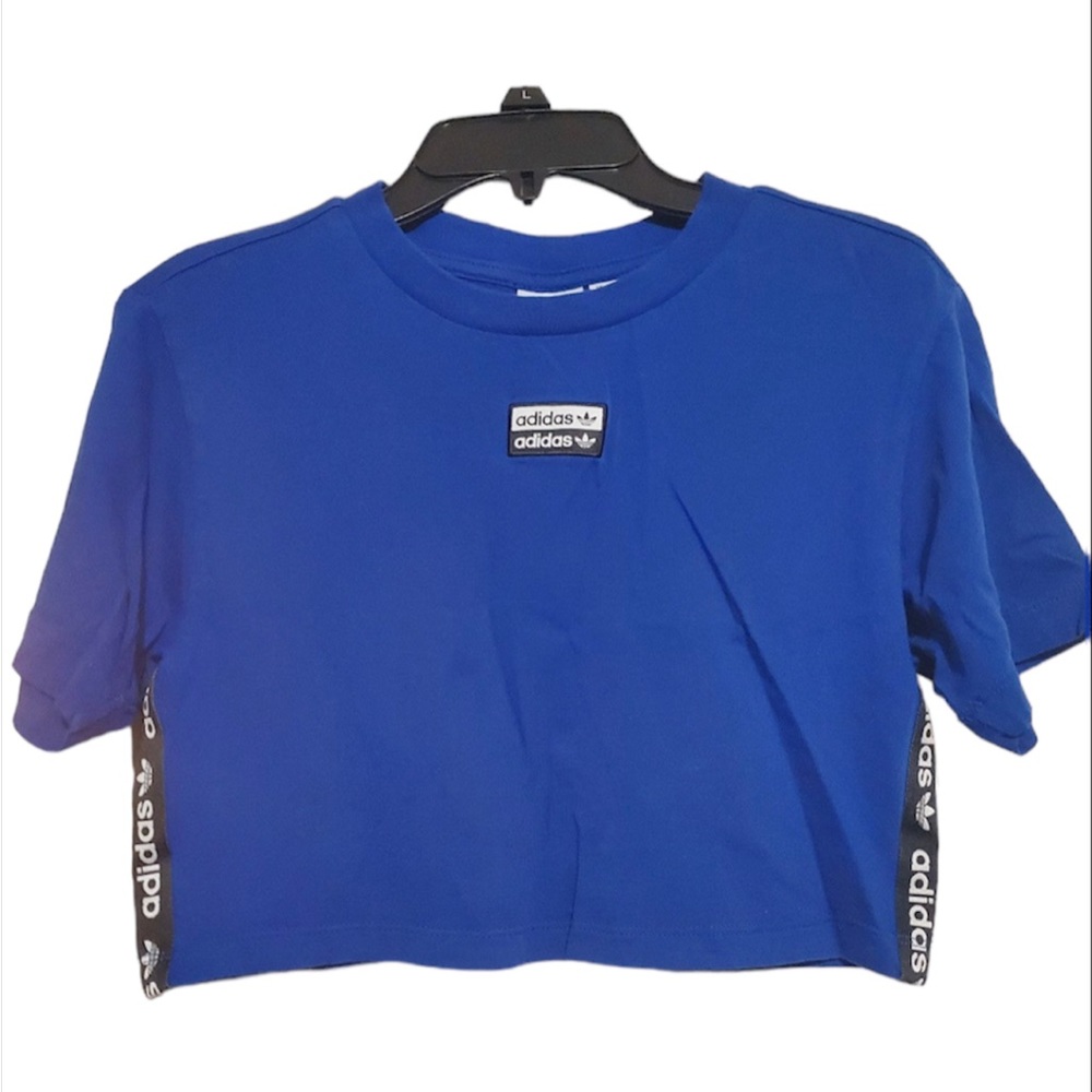 Royal Blue Adidas Crop Top